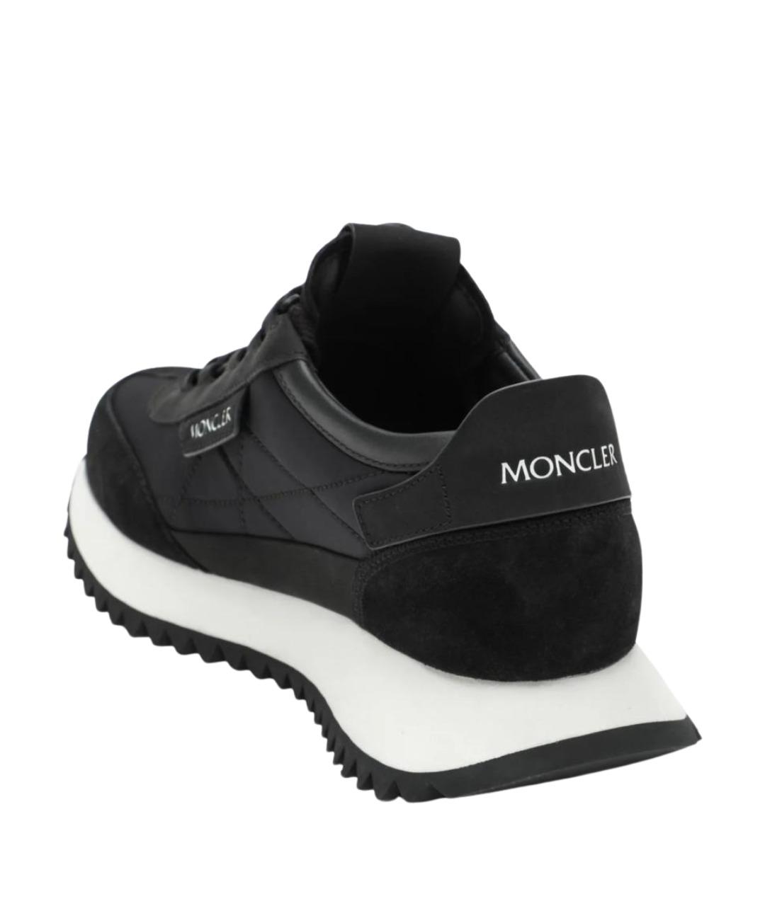 MONCLER Черные синтетические кроссовки, фото 2