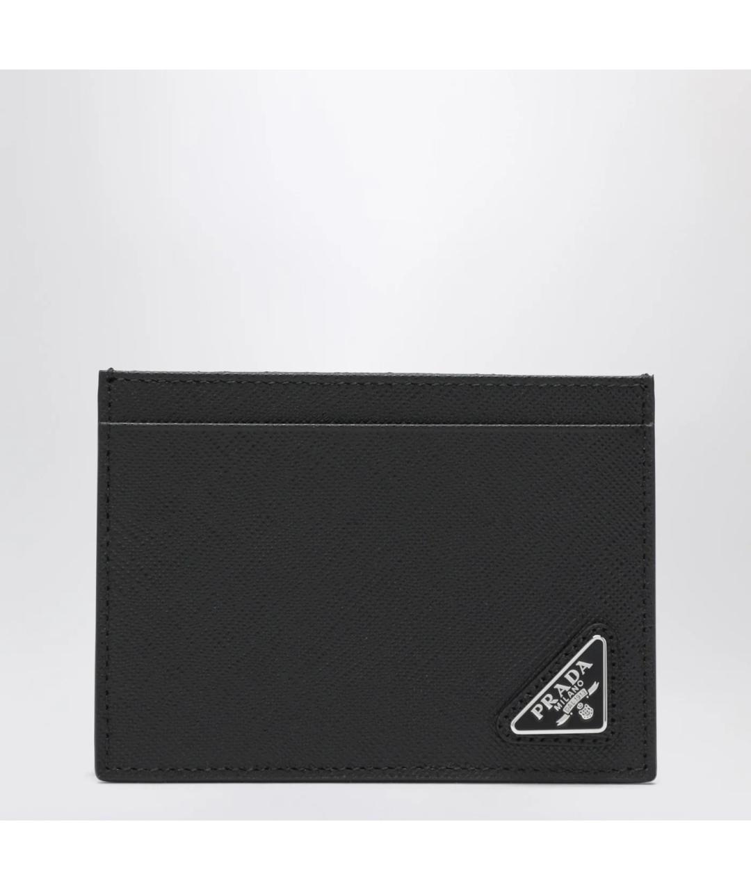 PRADA Черный кожаный кардхолдер, фото 3