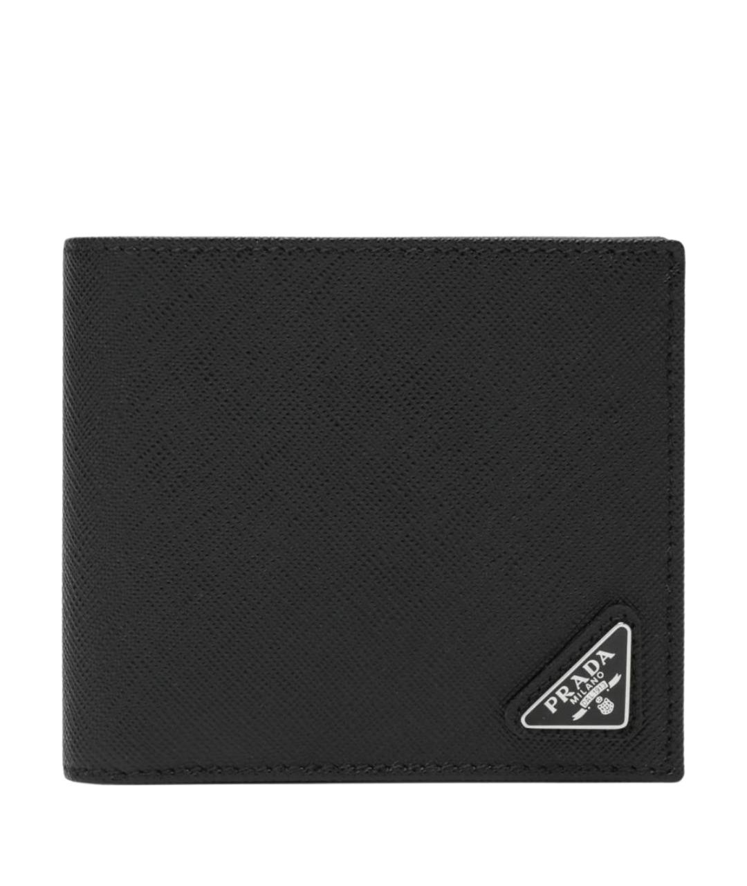 PRADA Черный кожаный кошелек, фото 1