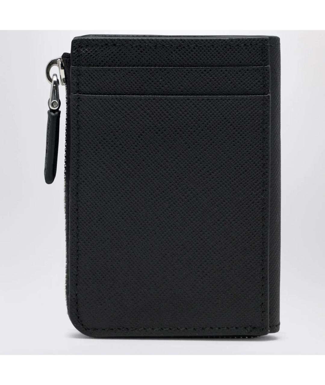 PRADA Черный кожаный кардхолдер, фото 2