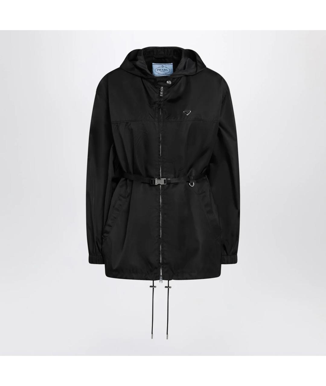 PRADA Черная полиамидовая куртка, фото 3