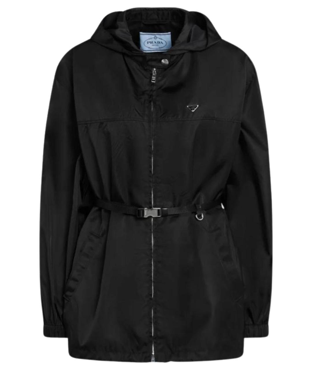 PRADA Черная полиамидовая куртка, фото 1