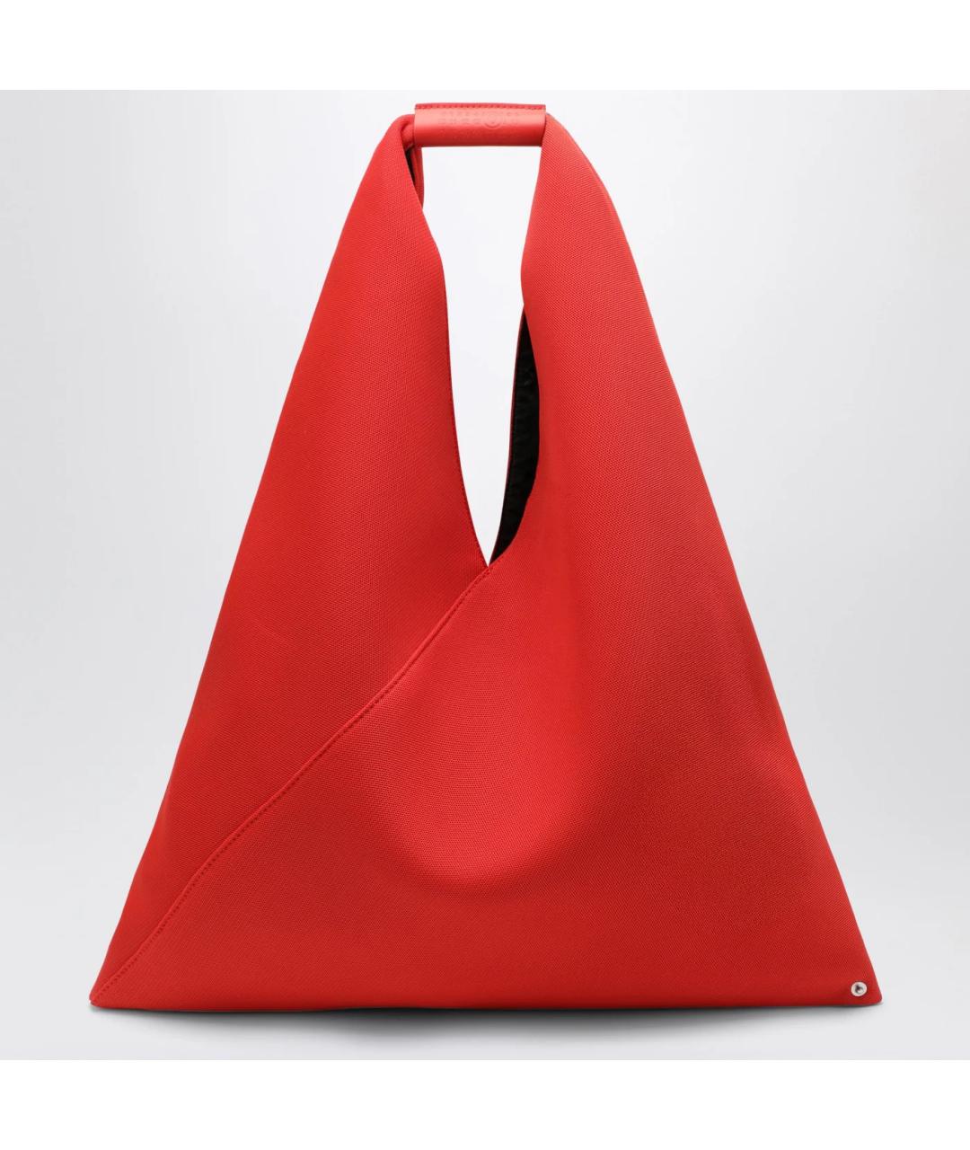 MM6 MAISON MARGIELA Оранжевая синтетическая сумка тоут, фото 3