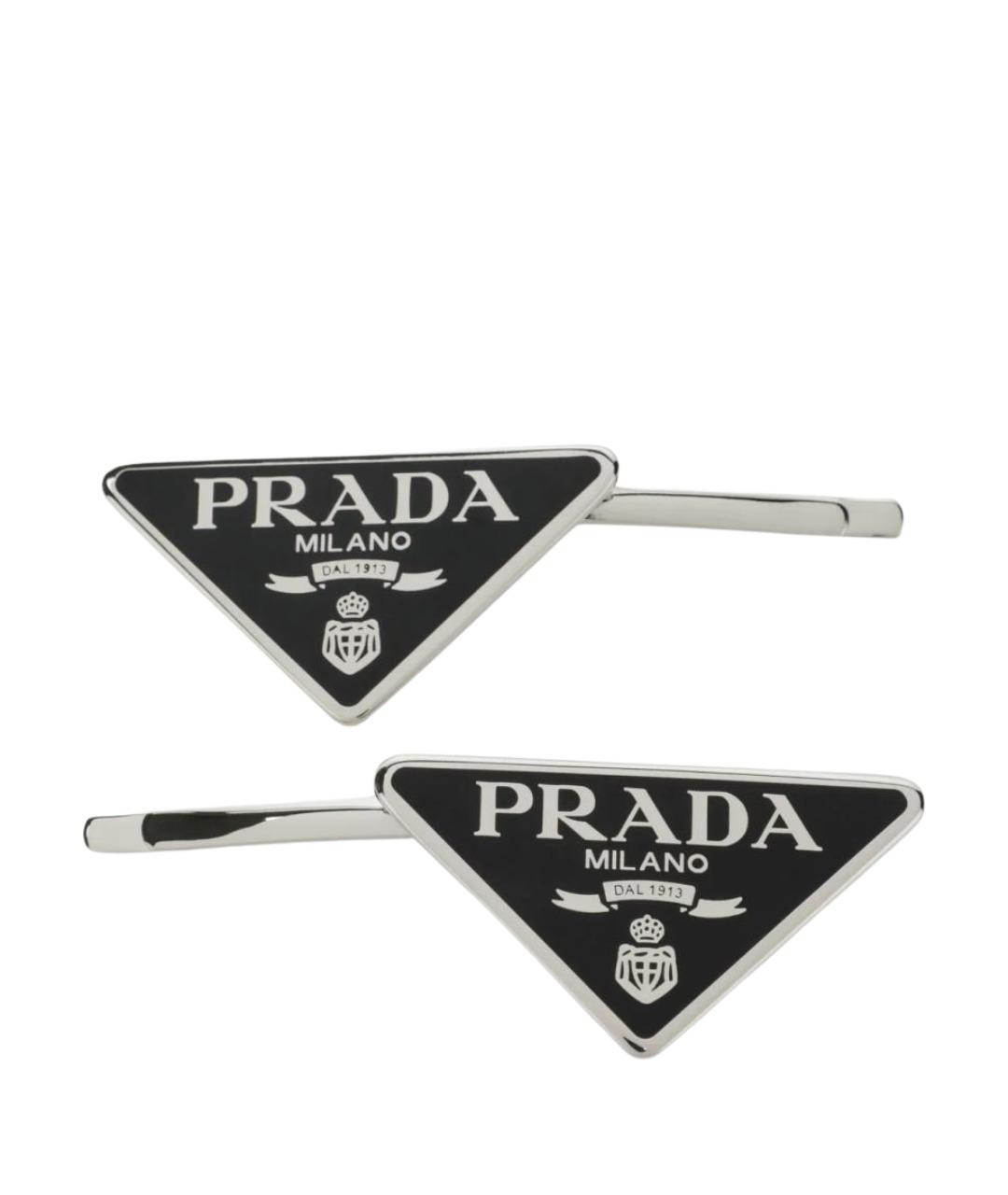 PRADA Черная заколка, фото 1