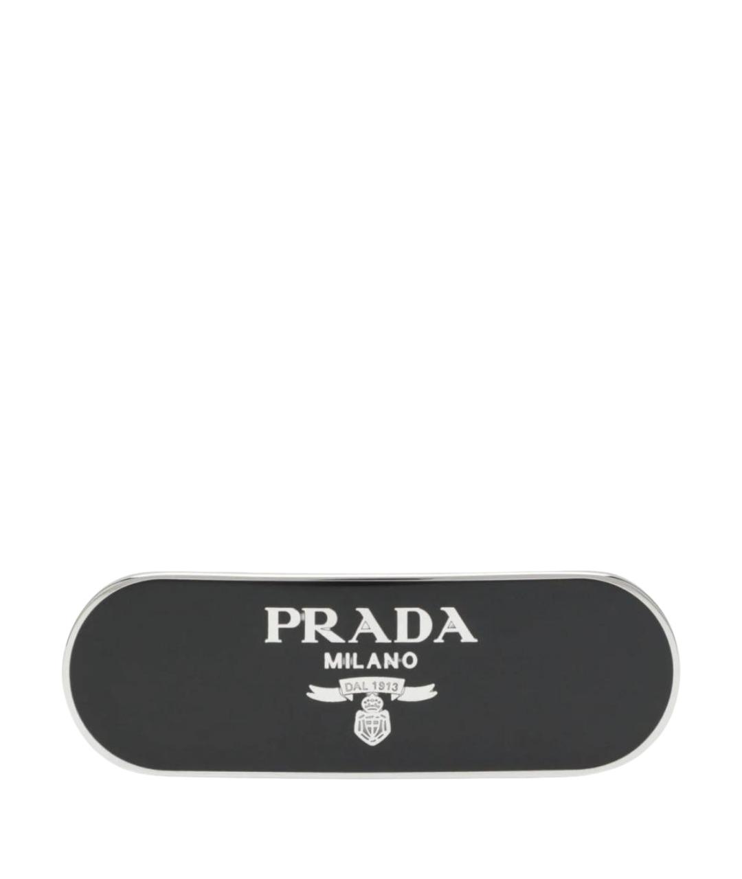 PRADA Черная заколка, фото 1