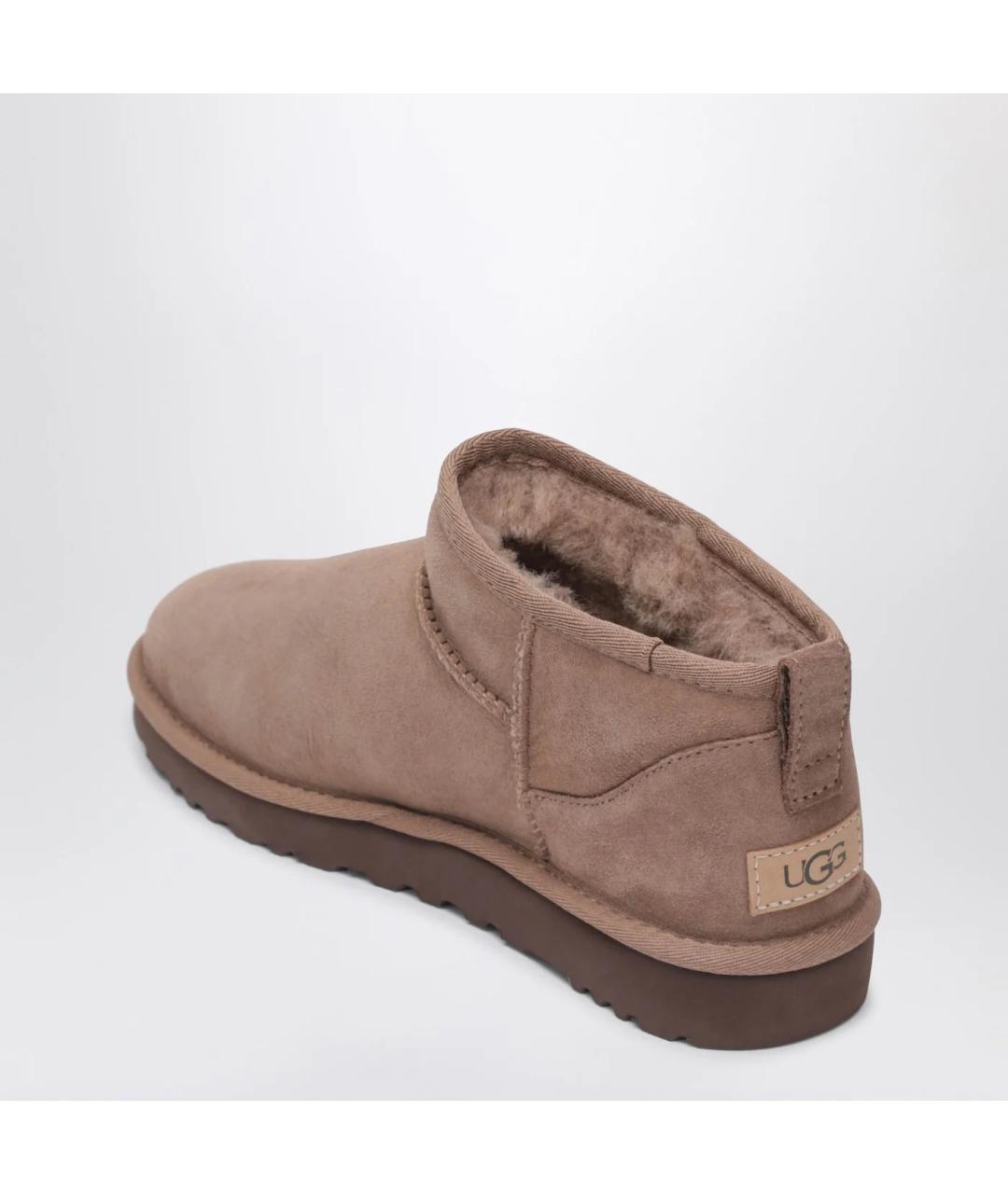 UGG AUSTRALIA Серые замшевые полусапоги, фото 2
