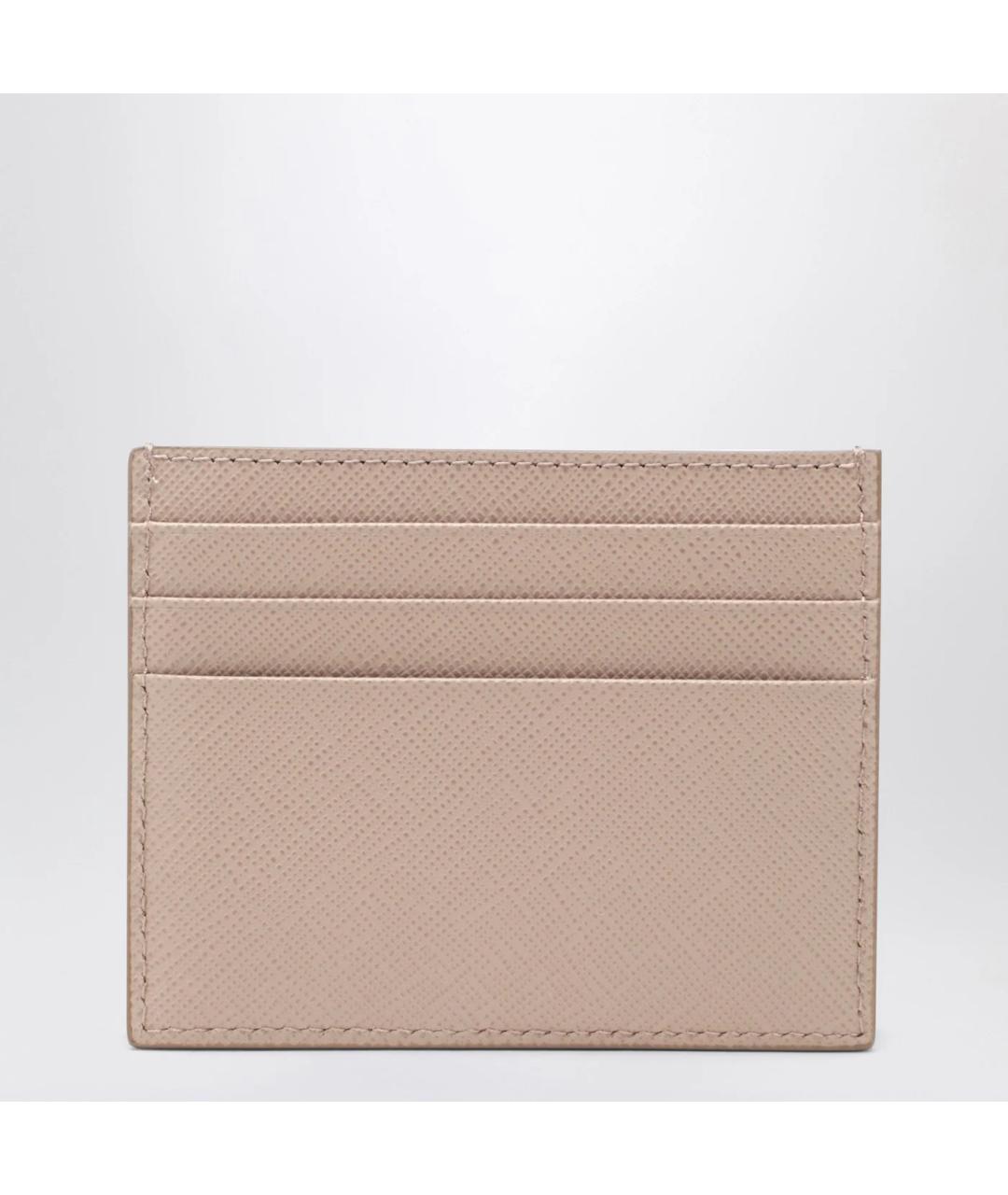 PRADA Розовый кожаный кардхолдер, фото 2