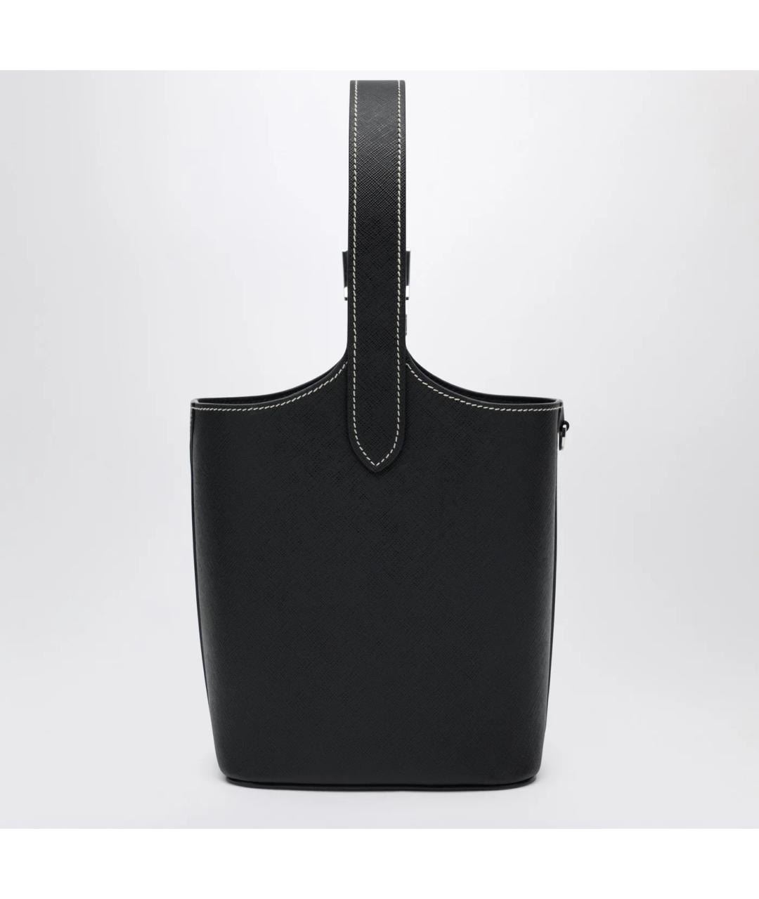 PRADA Черная кожаная сумка через плечо, фото 2