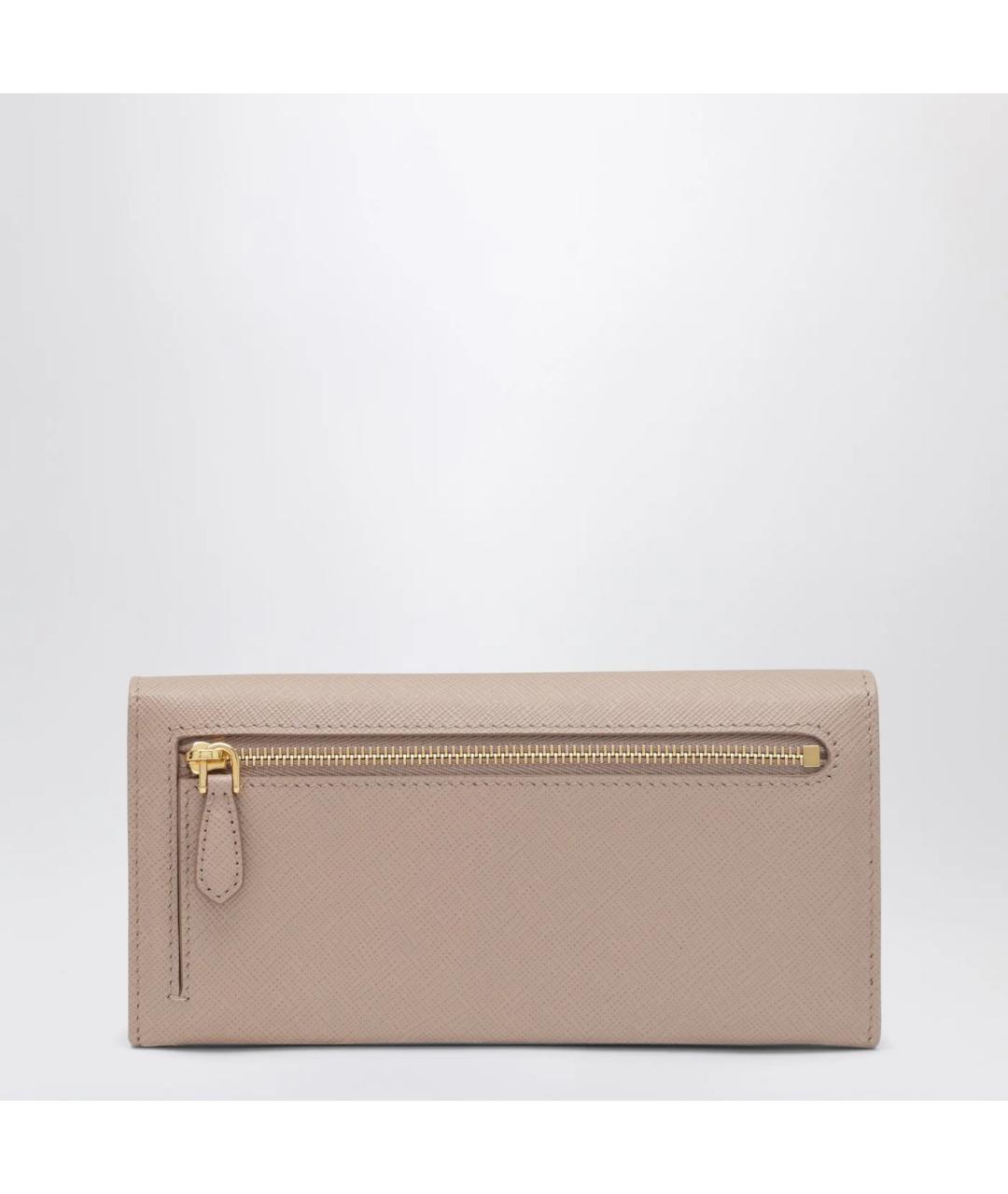 PRADA Розовый кожаный кошелек, фото 2