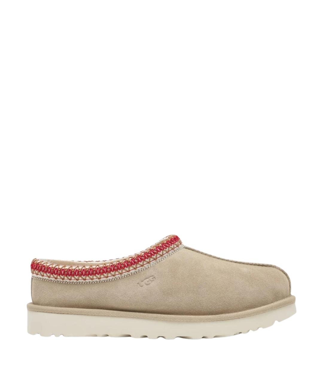 UGG AUSTRALIA Бежевые замшевые сабо, фото 1