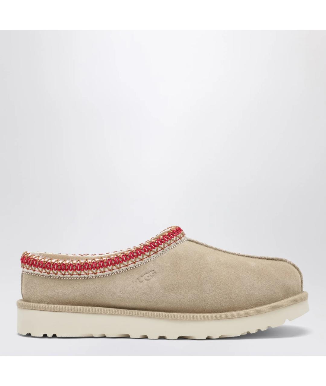 UGG AUSTRALIA Бежевые замшевые сабо, фото 3