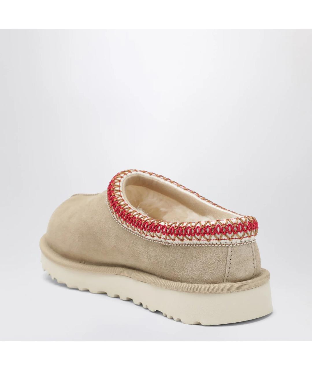 UGG AUSTRALIA Бежевые замшевые сабо, фото 2