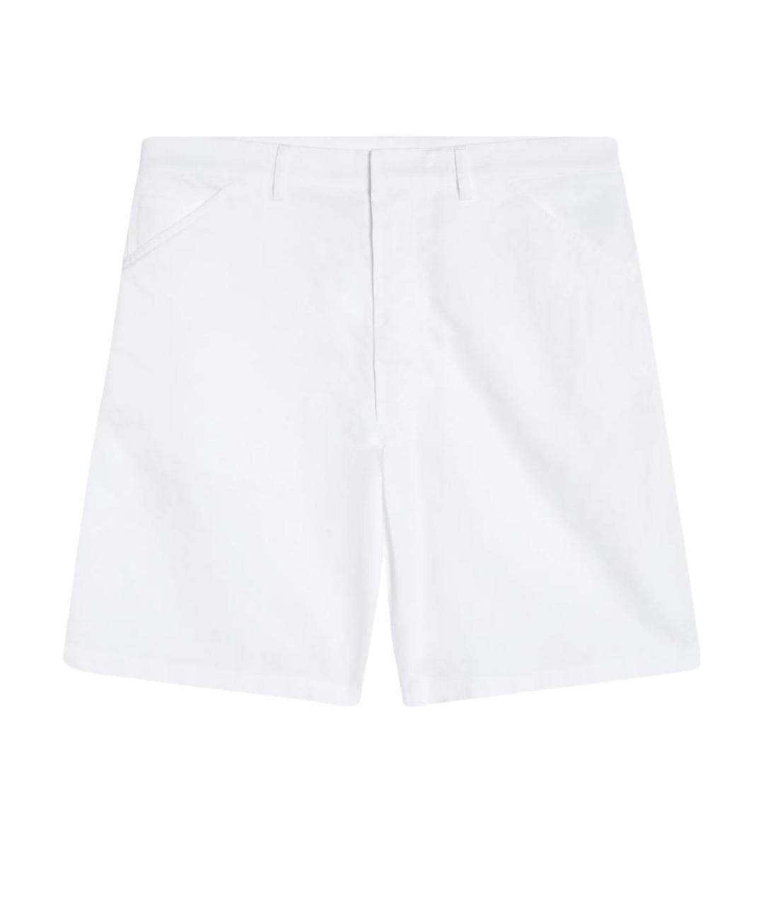PRADA Белые хлопковые шорты, фото 1