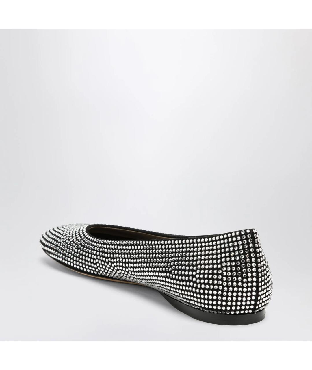 LOEWE Черные кожаные балетки, фото 2