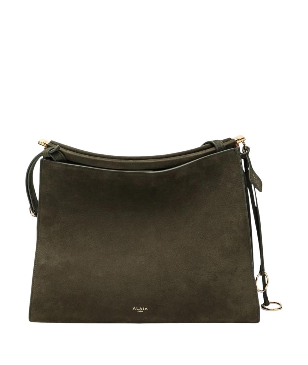 ALAIA Зеленая кожаная сумка через плечо, фото 1