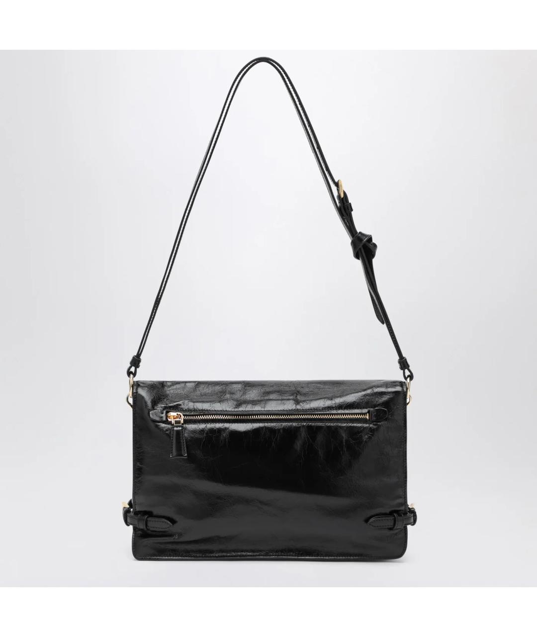 PRADA Черная кожаная сумка через плечо, фото 2