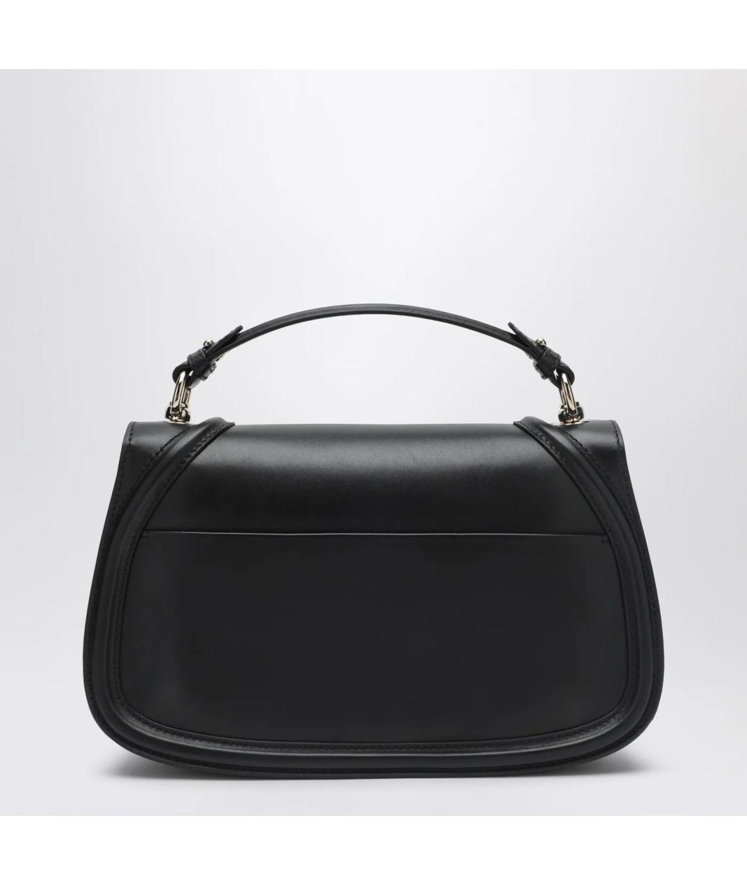 GUCCI Черная кожаная сумка через плечо, фото 2