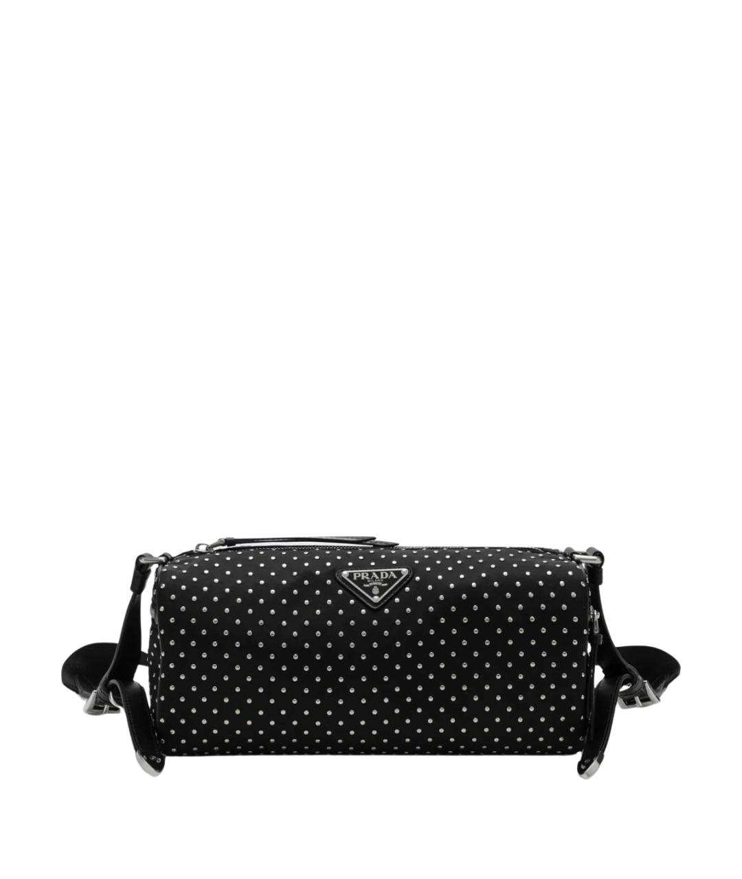 PRADA Черная тканевая сумка через плечо, фото 1