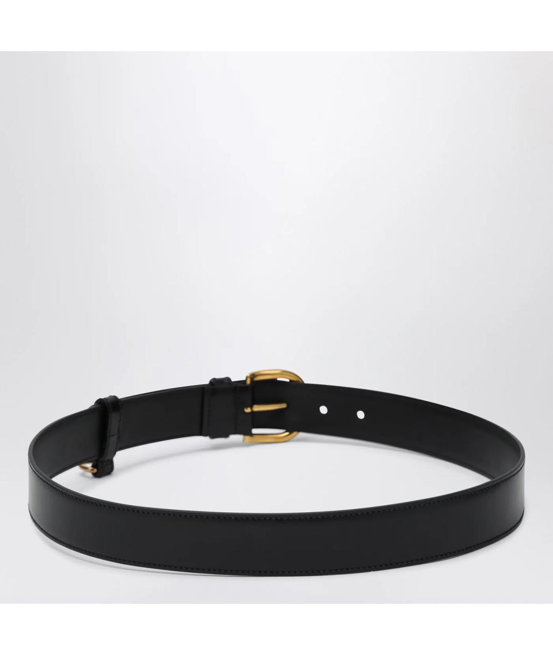 PRADA Черный кожаный ремень, фото 2