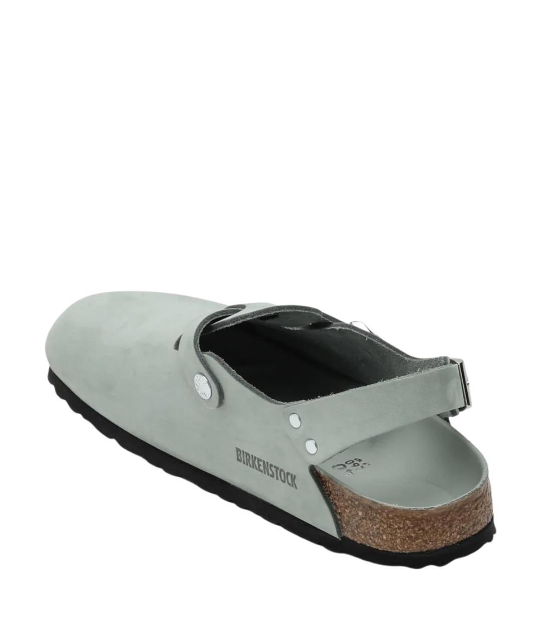 BIRKENSTOCK Зеленые замшевые лоферы, фото 2