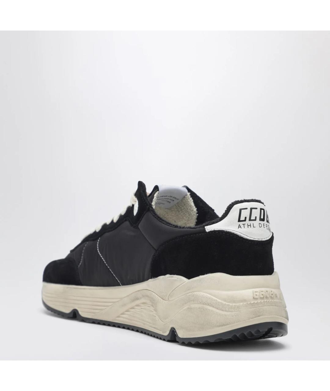 GOLDEN GOOSE DELUXE BRAND Черные низкие кроссовки / кеды, фото 2