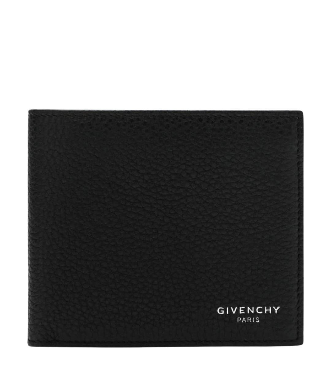 GIVENCHY Черный кожаный кошелек, фото 1