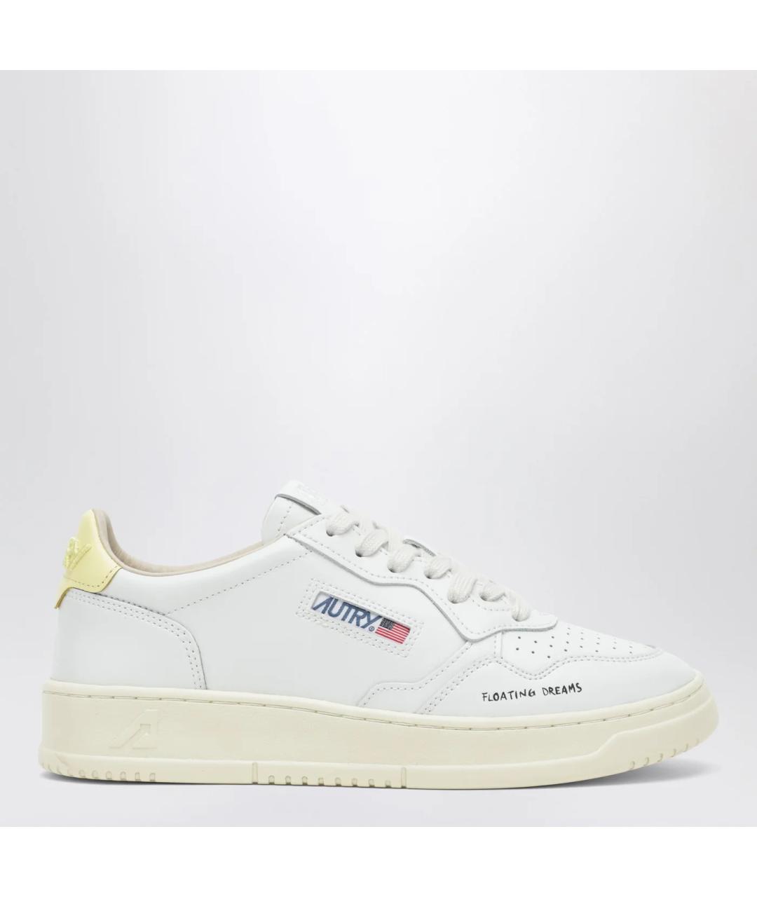 AUTRY Белые кожаные кроссовки, фото 3
