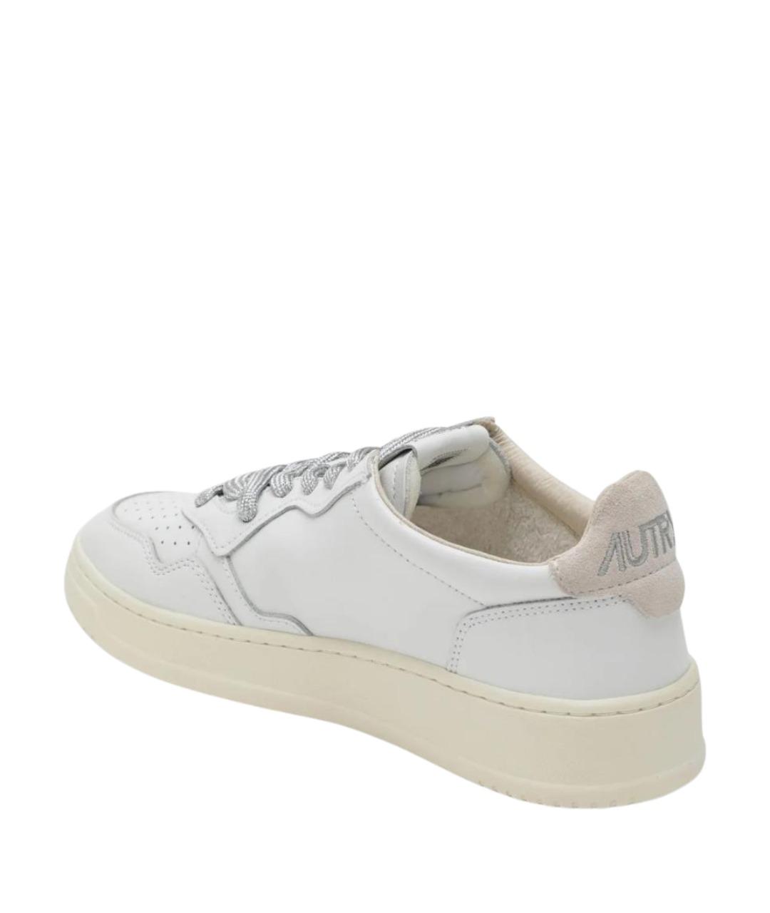 AUTRY Белые кожаные кроссовки, фото 2