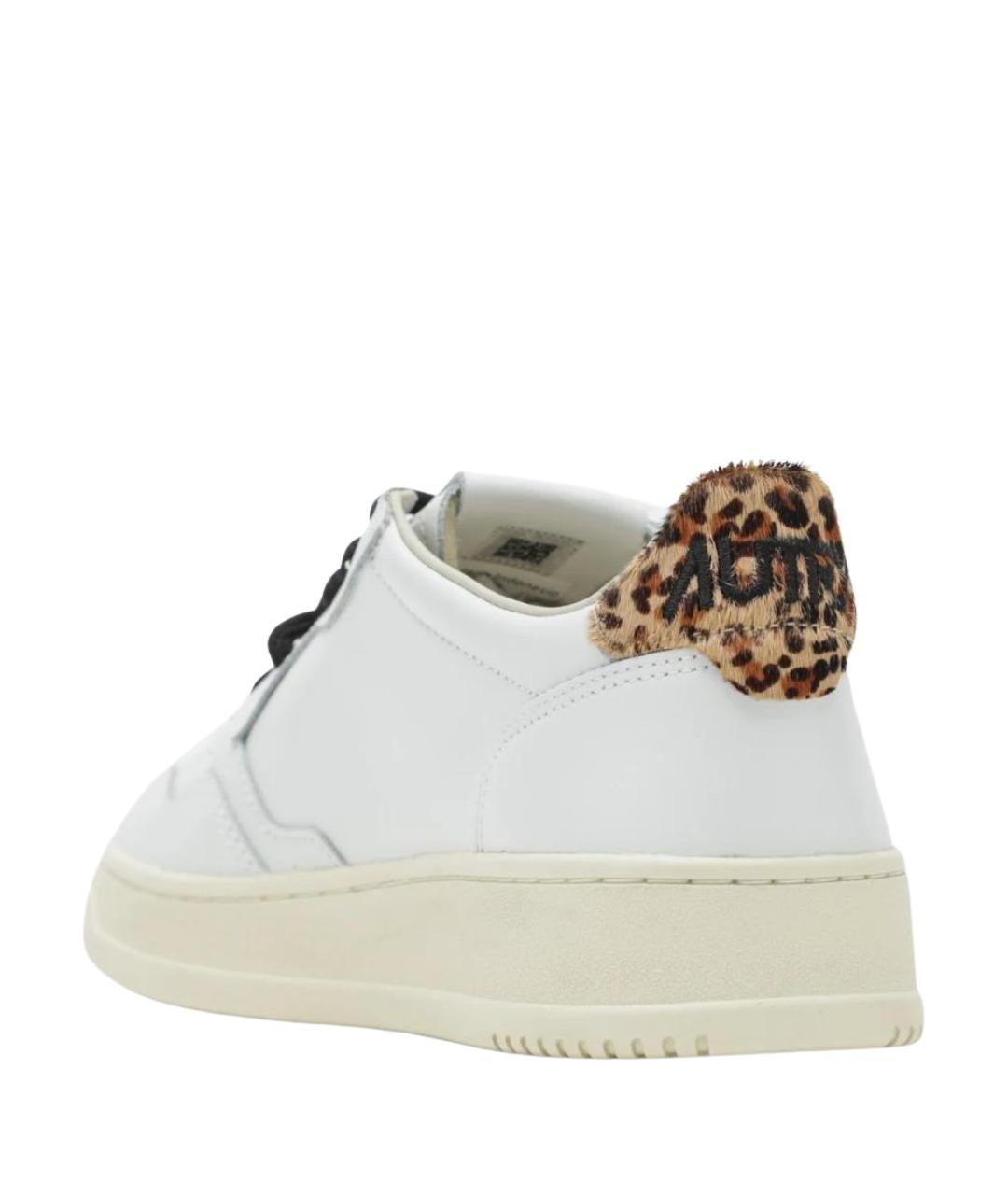 AUTRY Белые кожаные кроссовки, фото 2