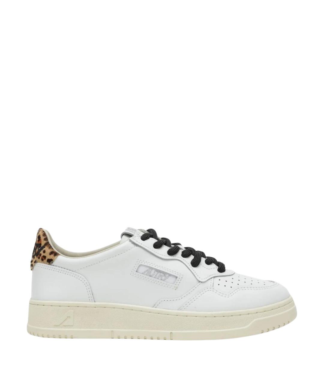 AUTRY Белые кожаные кроссовки, фото 1