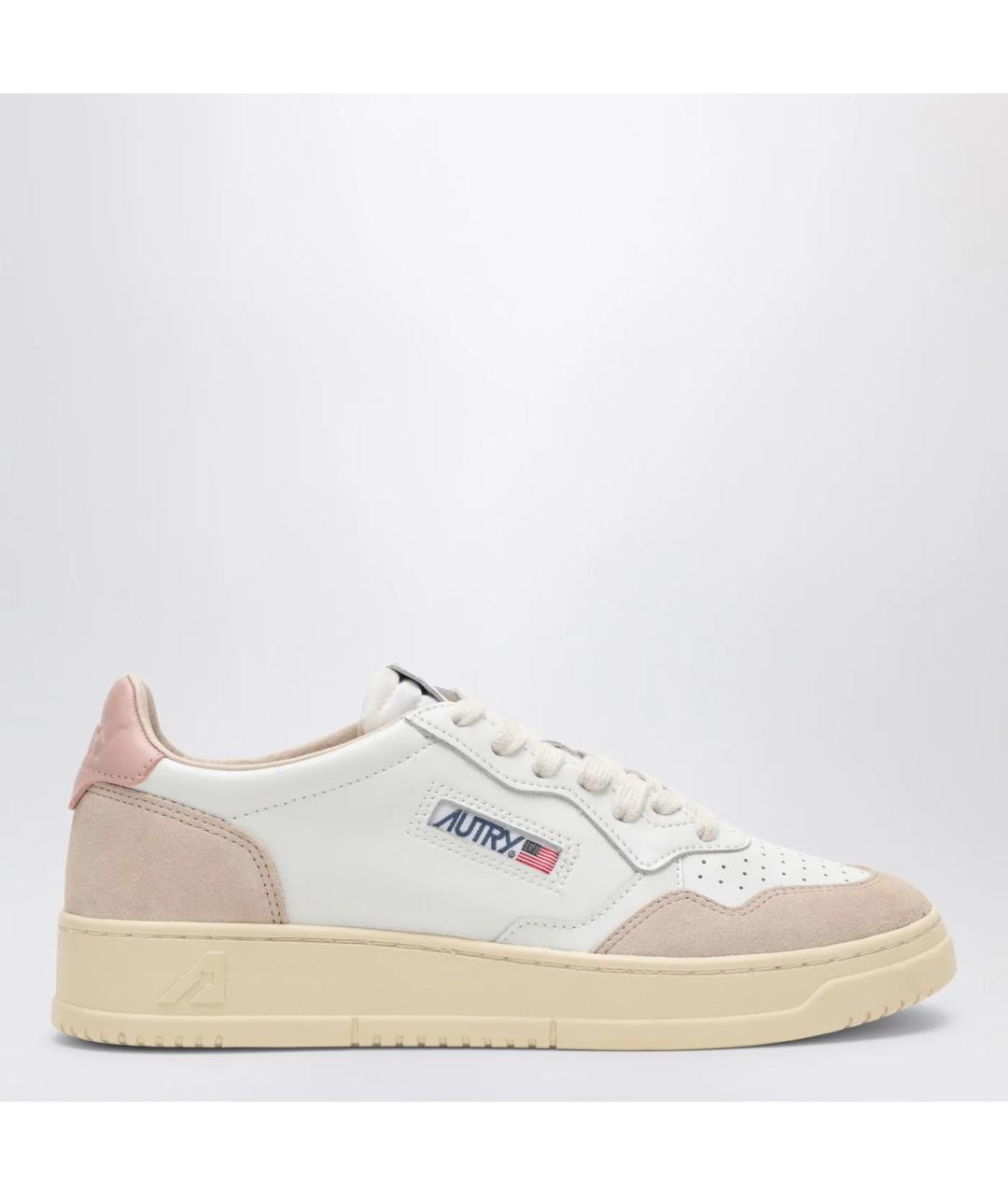 AUTRY Белые кожаные кроссовки, фото 3
