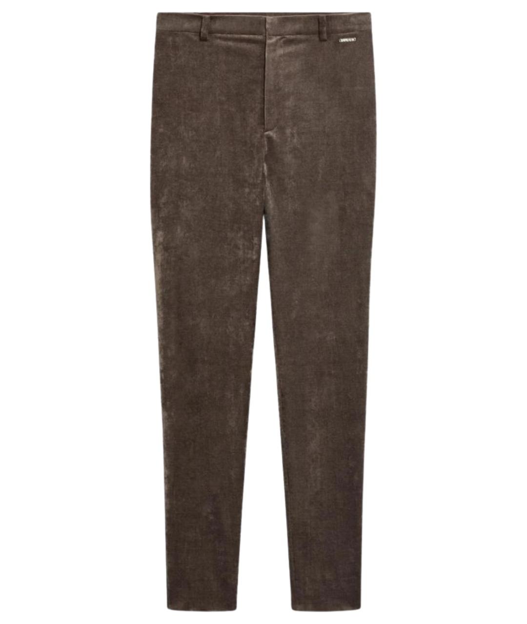 GUCCI Коричневые ацетатные леггинсы и велосипедки, фото 1