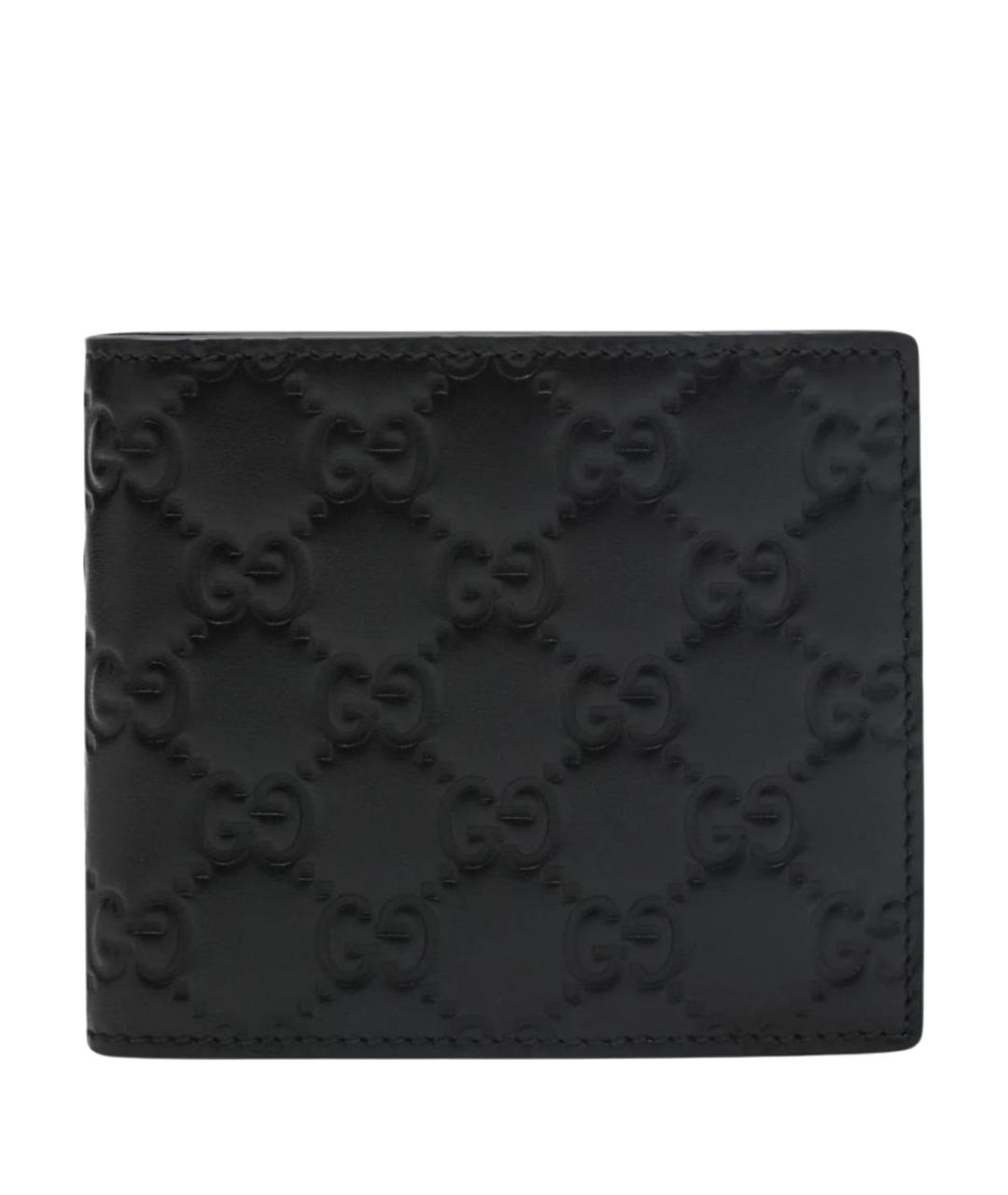 GUCCI Черный кожаный кошелек, фото 1
