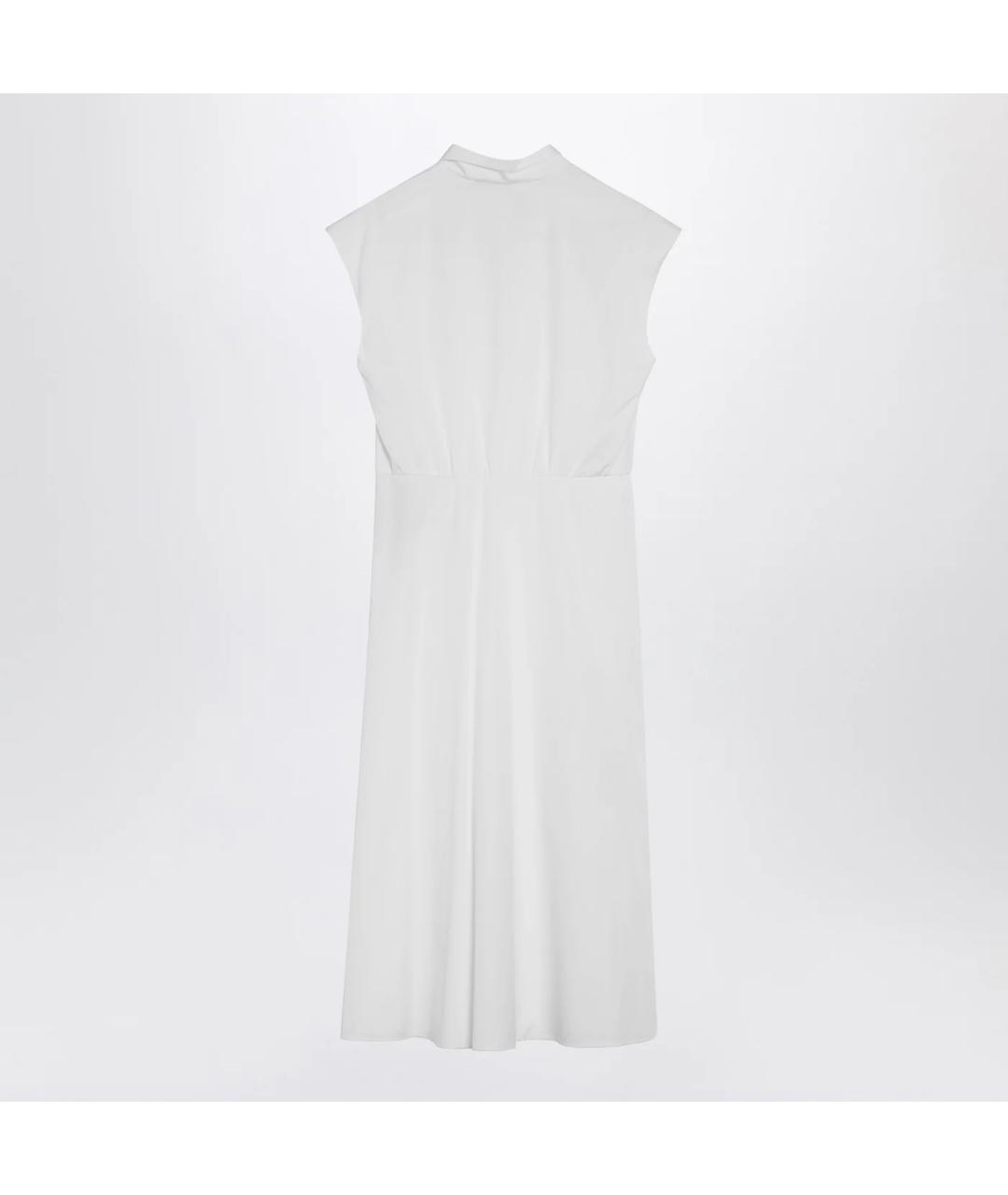 VALENTINO Белое хлопковое повседневное платье, фото 2
