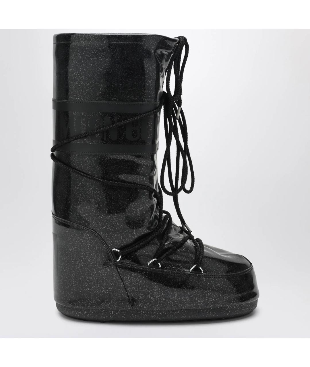 MOON BOOT Черные синтетические ботинки, фото 3