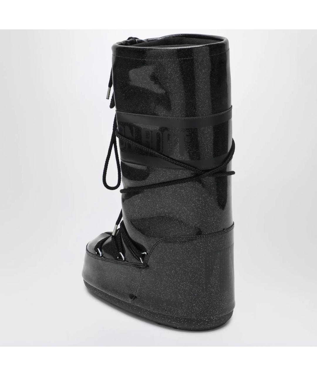 MOON BOOT Черные синтетические ботинки, фото 2