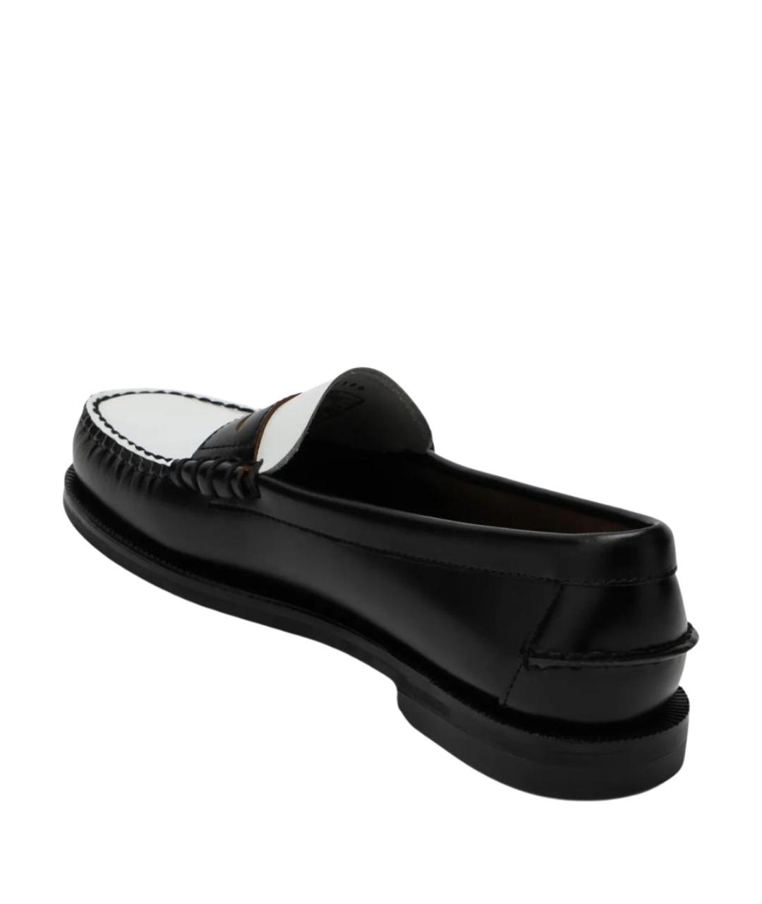 SEBAGO Черные кожаные мокасины, фото 2