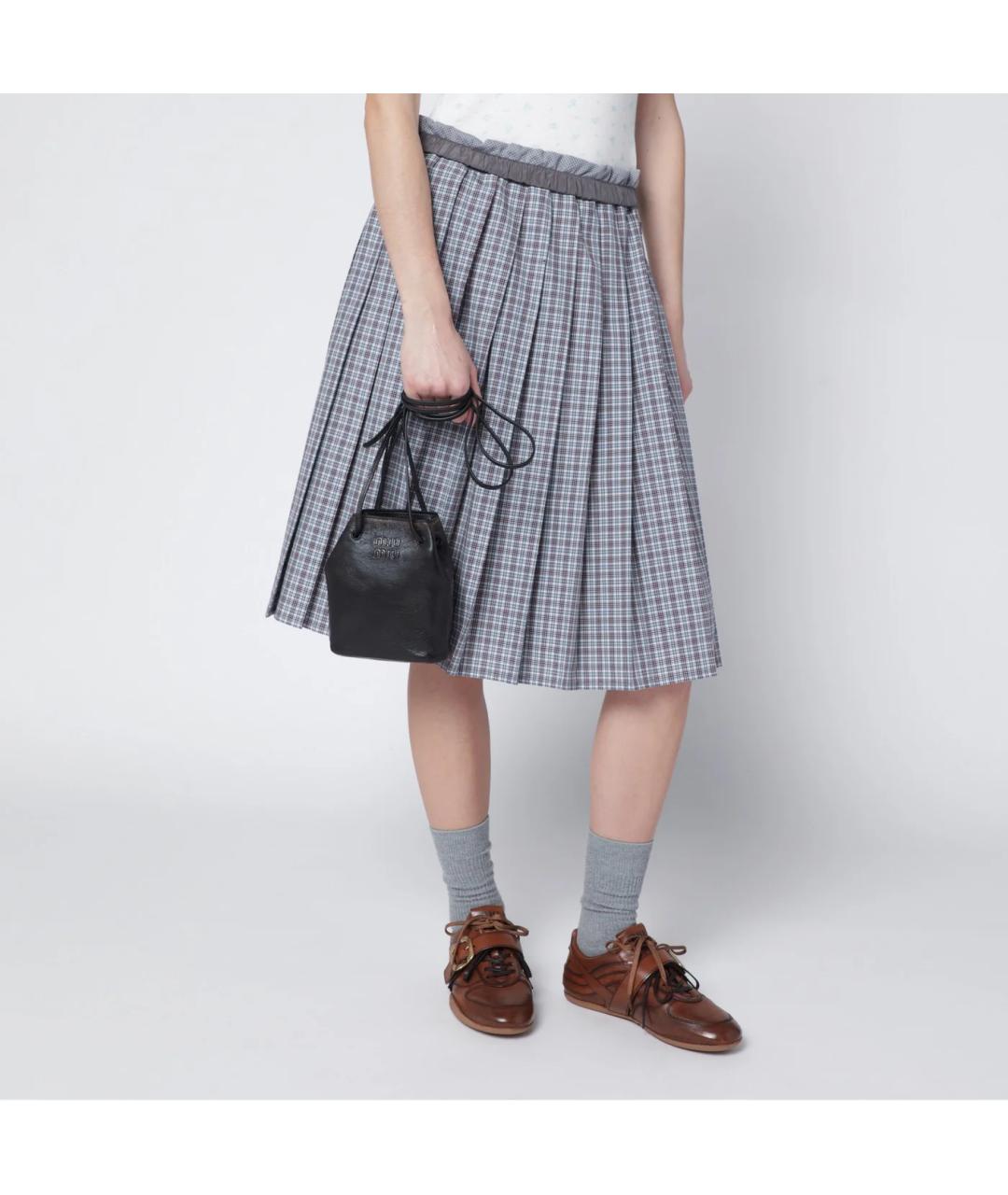 MIU MIU Коричневая кожаная сумка через плечо, фото 2