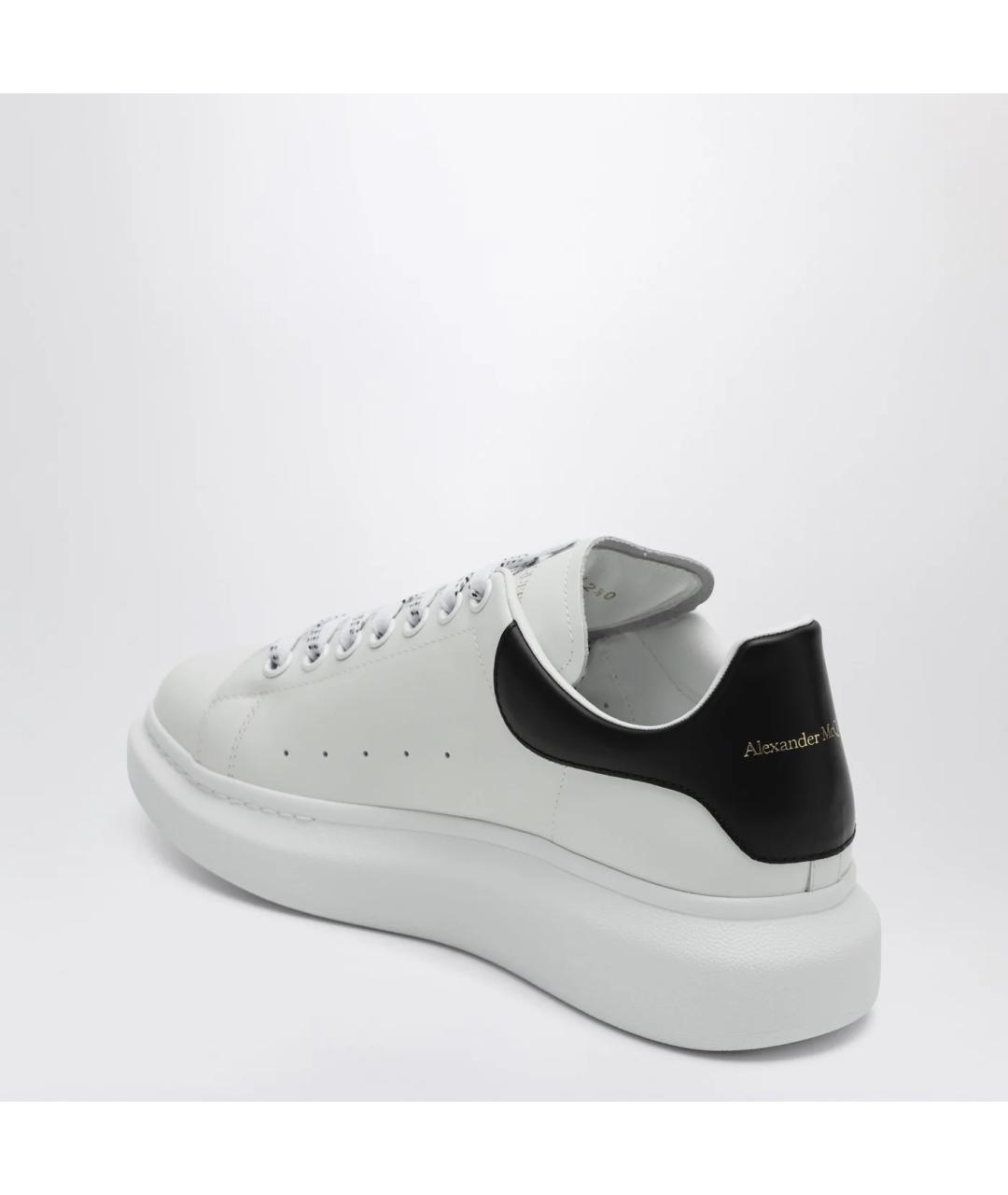 ALEXANDER MCQUEEN Белые кожаные низкие кроссовки / кеды, фото 2