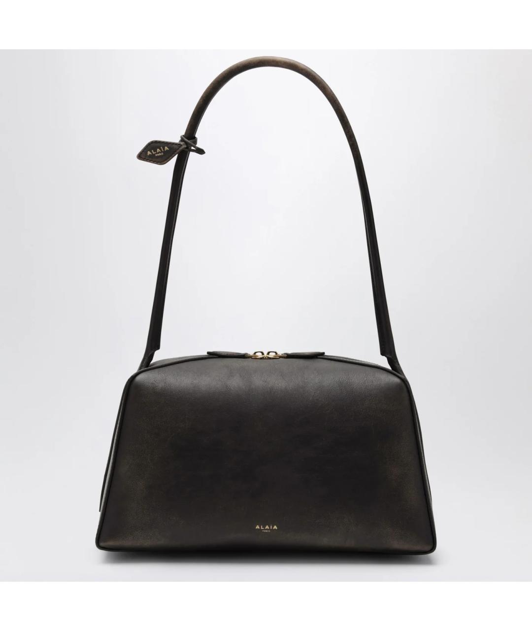 ALAIA Коричневая кожаная сумка через плечо, фото 3