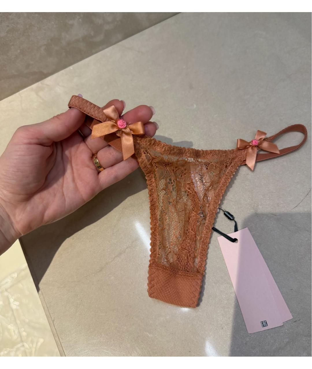 AGENT PROVOCATEUR Бежевые трусы, фото 4