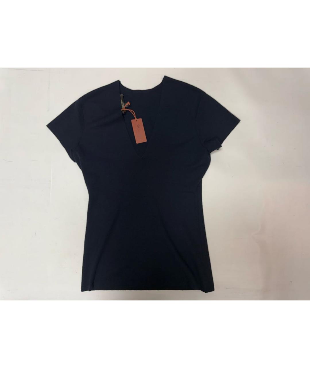 LORO PIANA Синий кашемировый джемпер / свитер, фото 8