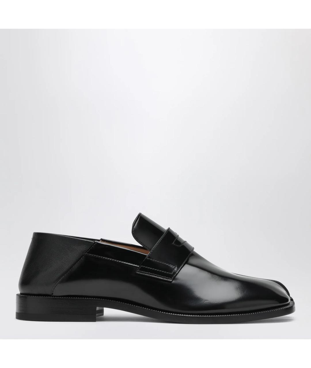 MAISON MARGIELA Черные кожаные лоферы, фото 3
