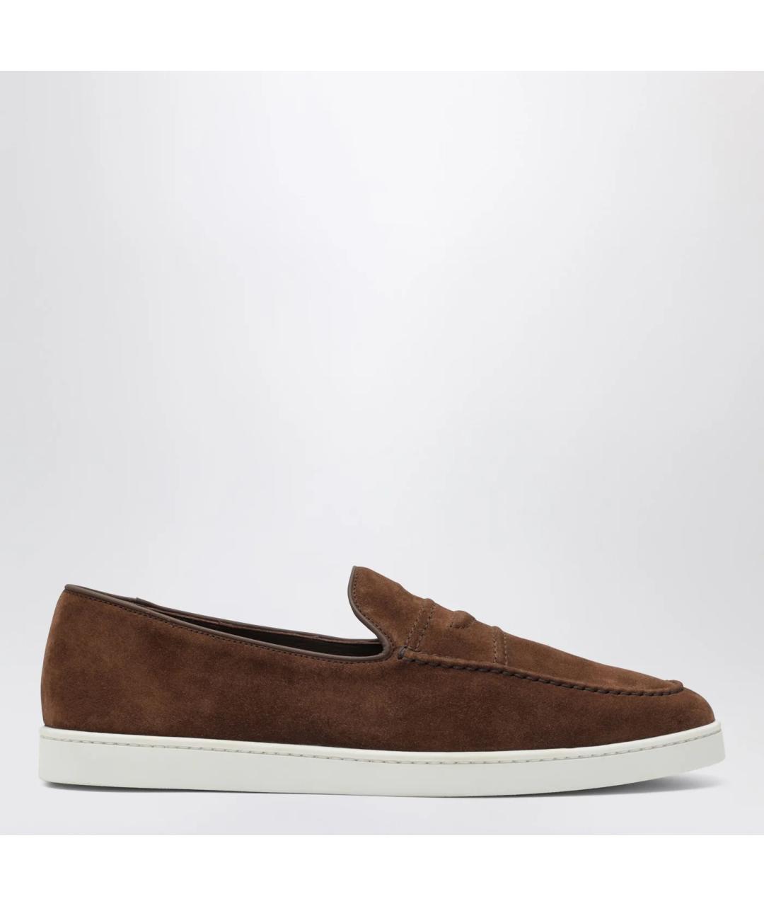 CHURCH'S Коричневые замшевые лоферы, фото 3