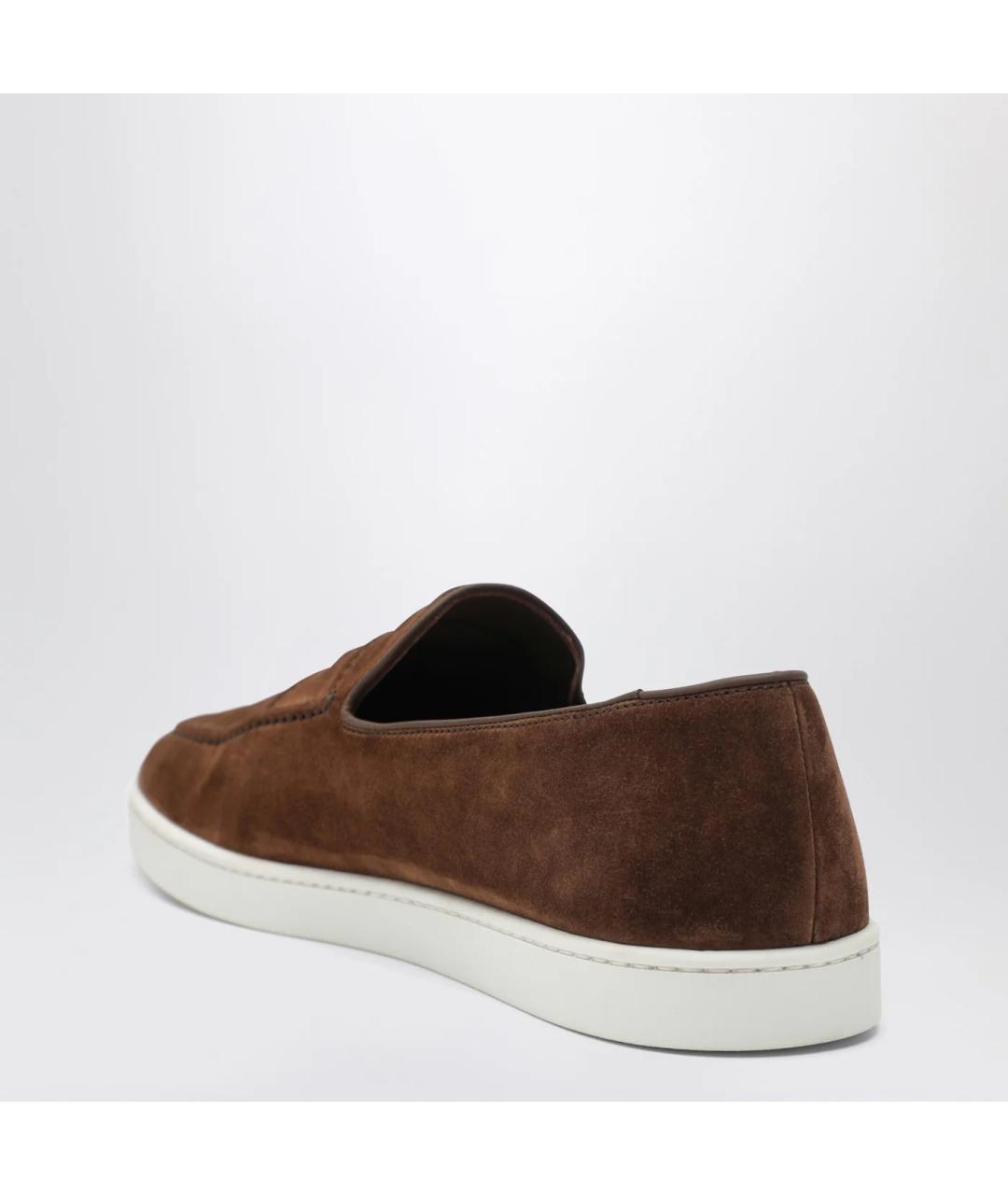 CHURCH'S Коричневые замшевые лоферы, фото 2