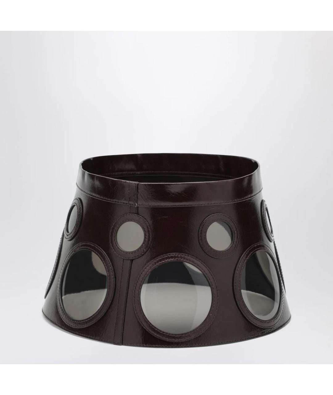 PRADA Коричневая кожаная панама, фото 2