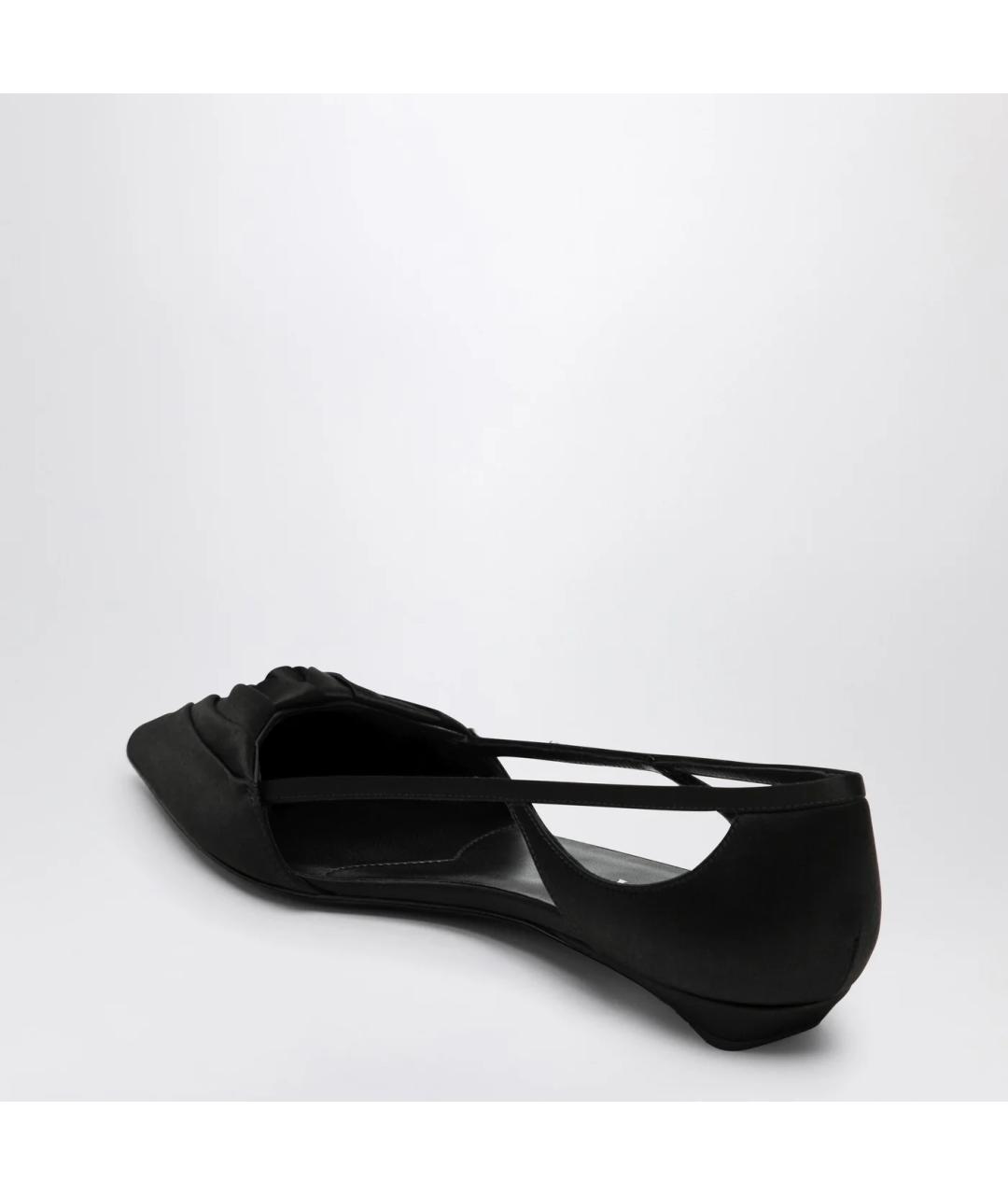 PRADA Черные замшевые балетки, фото 2