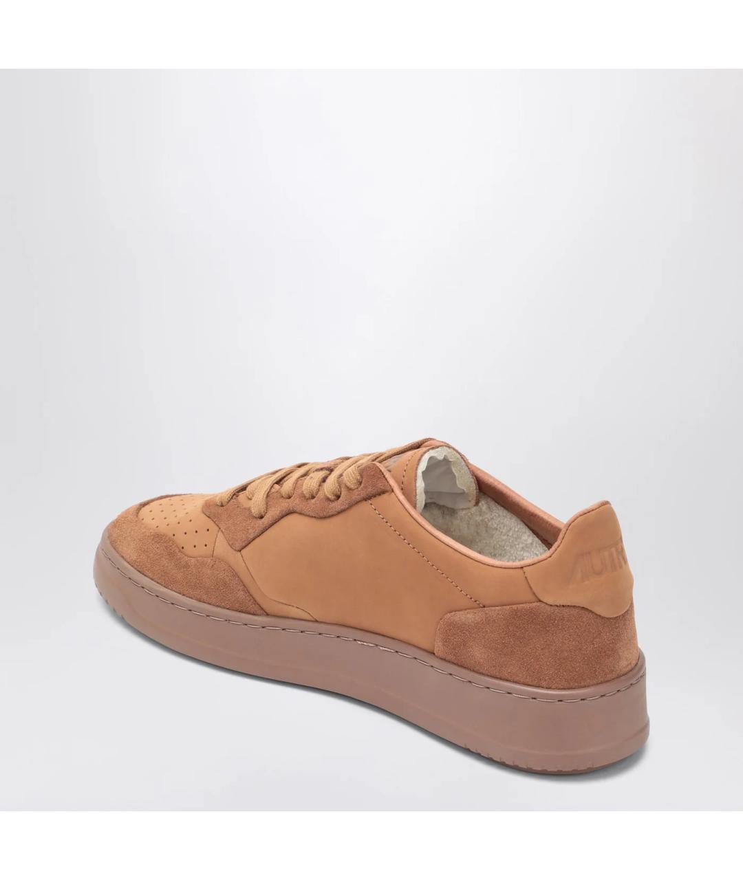 AUTRY Коричневые замшевые низкие кроссовки / кеды, фото 2