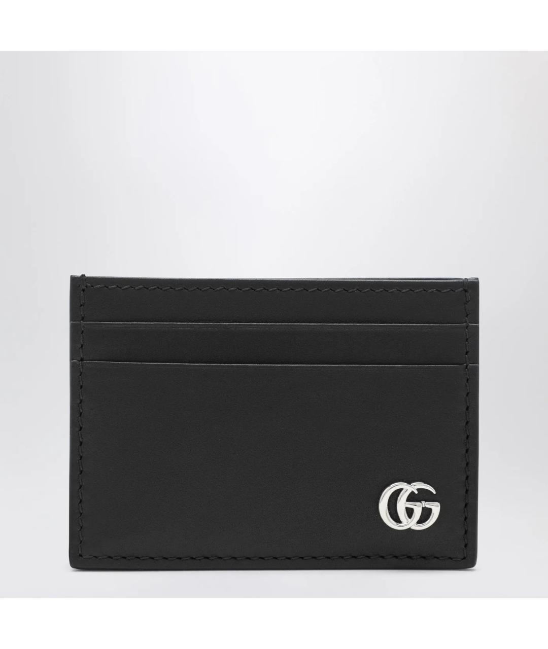 GUCCI Черный кожаный кардхолдер, фото 3