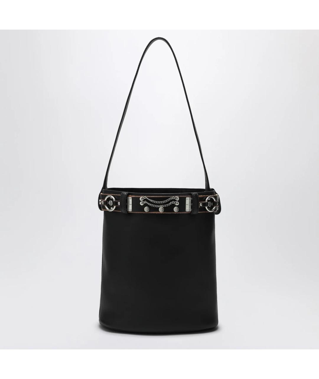 PRADA Черная кожаная сумка через плечо, фото 2